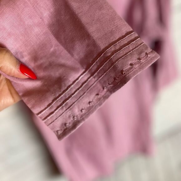 Marisa Christina Linen Top Size 1X NWT - Picture 8 of 11